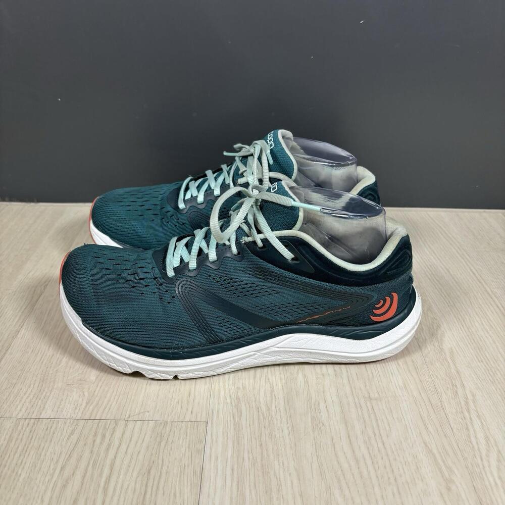 Topo Athletic Magnifly 4 Athletic Running Shoe Womens Size 7.5 Emerald Sky
